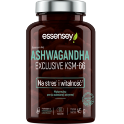 Ashwagandha Exclusive KSM-66 - ashwagandha 5% witanolidów - 90kaps.