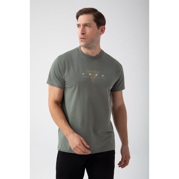 Zielony T-shirt męski TW BASIC TSHIRT 180 M GREEN Zielony T-shirt męski TW BASIC TSHIRT 180 M GREEN