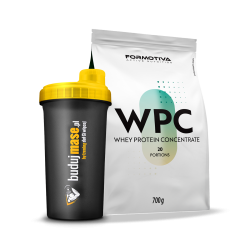 Koncentrat Białka Serwatkowego WPC 700g + Shaker 700g
