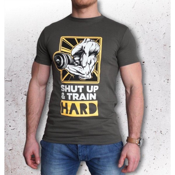 Koszulka “Shut up and train hard” Koszulka “Shut up and train hard”