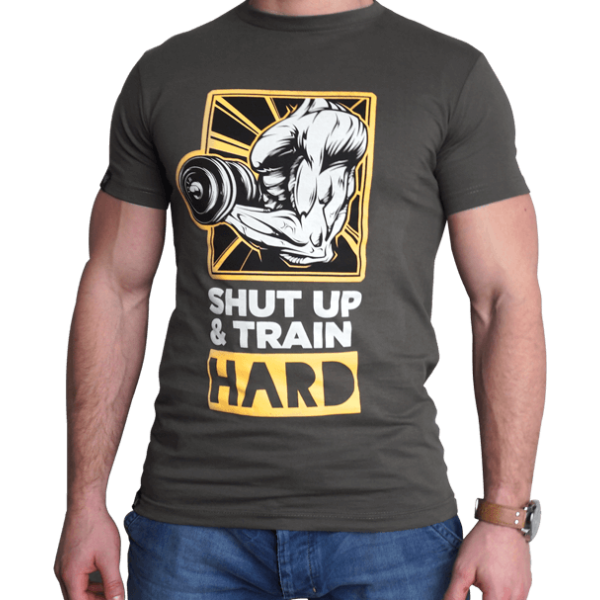 Koszulka “Shut up and train hard” Koszulka “Shut up and train hard”
