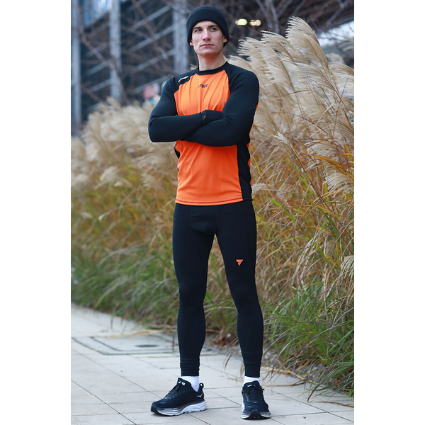 Wear Pro Series  Leggings 120 Black-orange Wear Pro Series  Leggings 120 Black-orange