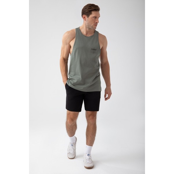 NOWOŚĆ Zielony tank top męski TW BASIC TANK TOP 180 M GREEN NOWOŚĆ Zielony tank top męski TW BASIC TANK TOP 180 M GREEN