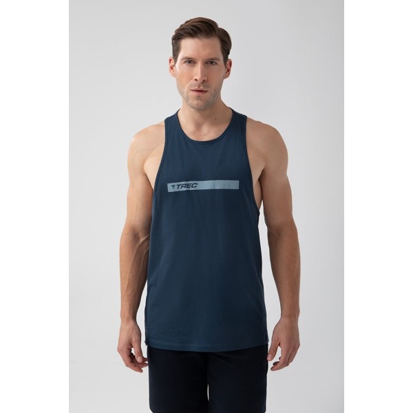 NOWOŚĆ Granatowy tank top męski TW BASIC TANK TOP 181 M NAVY NOWOŚĆ Granatowy tank top męski TW BASIC TANK TOP 181 M NAVY