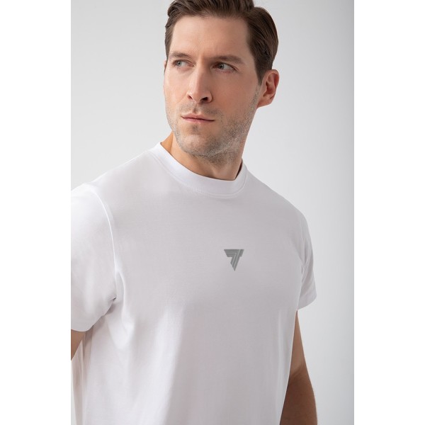 NOWOŚĆ Biały T-shirt męski TW BASIC TSHIRT 181 M WHITE NOWOŚĆ Biały T-shirt męski TW BASIC TSHIRT 181 M WHITE