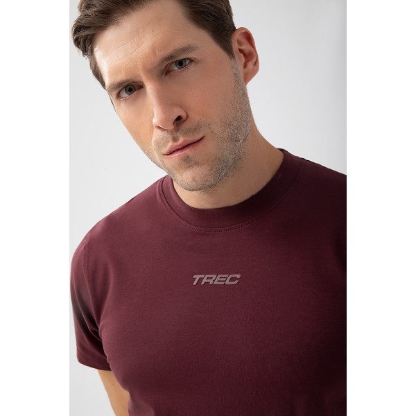 NOWOŚĆ Bordowy T-shirt męski TW BASIC TSHIRT 182 M BURGUNDY NOWOŚĆ Bordowy T-shirt męski TW BASIC TSHIRT 182 M BURGUNDY