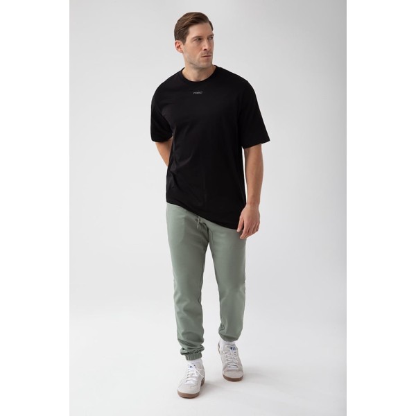 NOWOŚĆ Czarny T-shirt męski TW BASIC TSHIRT OVERSIZE 181 M BLACK NOWOŚĆ Czarny T-shirt męski TW BASIC TSHIRT OVERSIZE 181 M BLACK