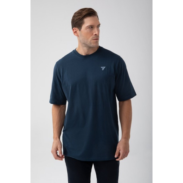 NOWOŚĆ Granatowy T-shirt męski TW BASIC TSHIRT OVERSIZE 180 M NAVY NOWOŚĆ Granatowy T-shirt męski TW BASIC TSHIRT OVERSIZE 180 M NAVY
