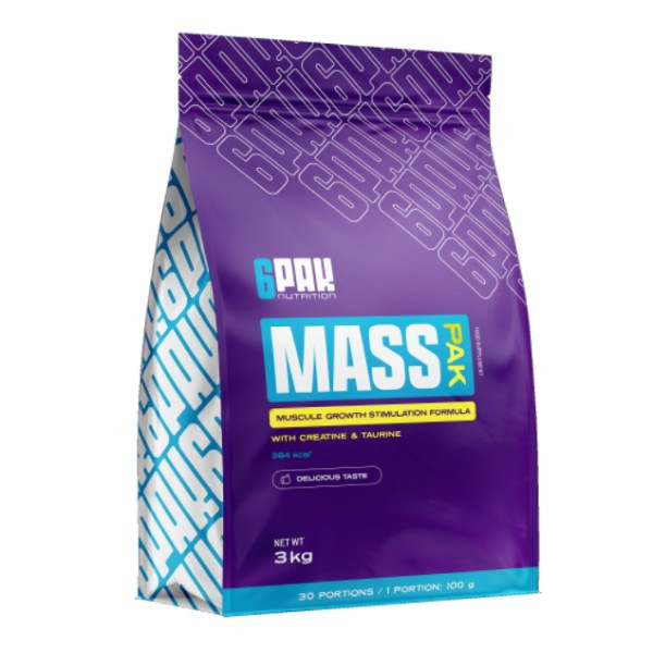 Mass PAK - gainer z dodatkiem monohydratu kreatyny - 3000g Mass PAK - gainer z dodatkiem monohydratu kreatyny - 3000g