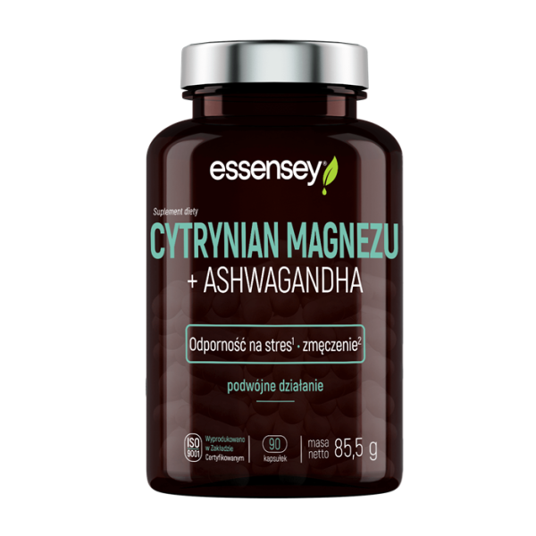 Cytrynian Magnezu + Ashwagandha - 90 kaps.