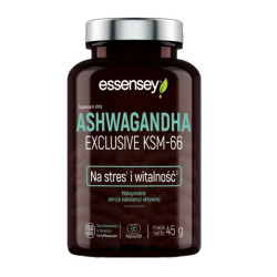 Ashwagandha Exclusive KSM-66 - ashwagandha 5% witanolidów - 90kaps.