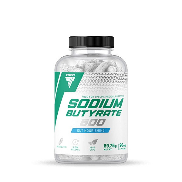 Maślan Sodu Sodium Butyrate 500 90kaps. Maślan Sodu Sodium Butyrate 500 90kaps.