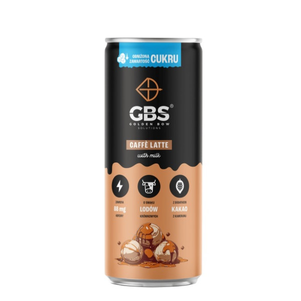 GBS Caffè Latte Lody Krówkowe 250ml GBS Caffè Latte Lody Krówkowe 250ml