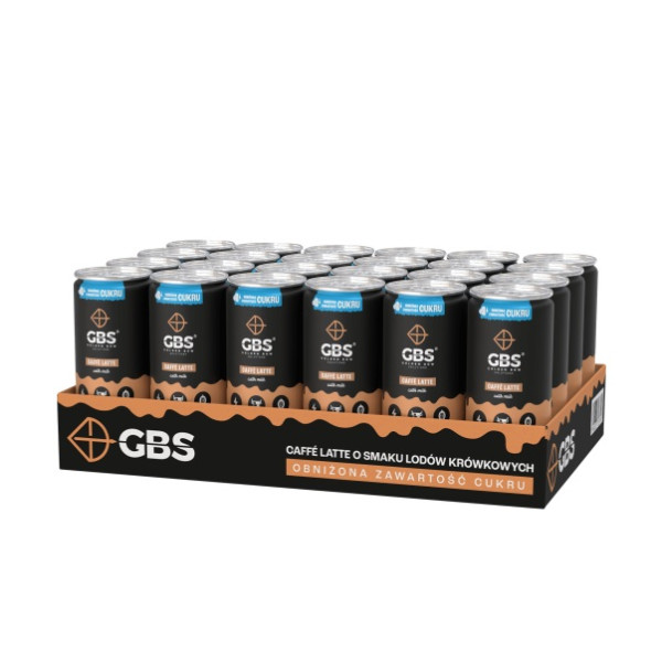 GBS Caffè Latte Lody Krówkowe zgrzewka 24 x 250ml