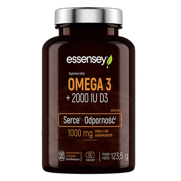 Omega 3 + 2000 IU D3 90kaps. Omega 3 + 2000 IU D3 90kaps.