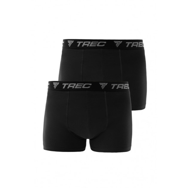 Boxer Shorts 190 Black-Black - 2pak bokserek męskich