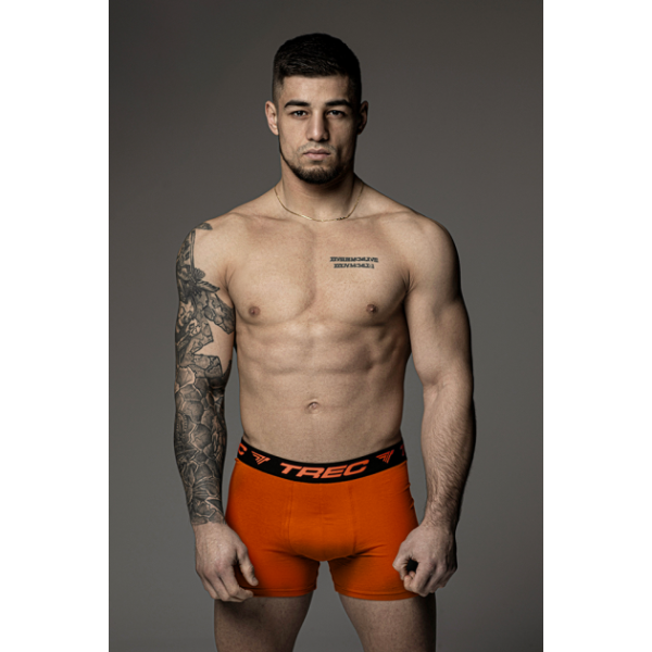 Boxer Shorts 190 Black-Orange - 2pak bokserek męskich