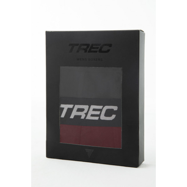 Boxer Shorts 190 Grey-Burgundy - 2pak bokserek męskich