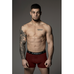 Boxer Shorts 190 Grey-Burgundy - 2pak bokserek męskich