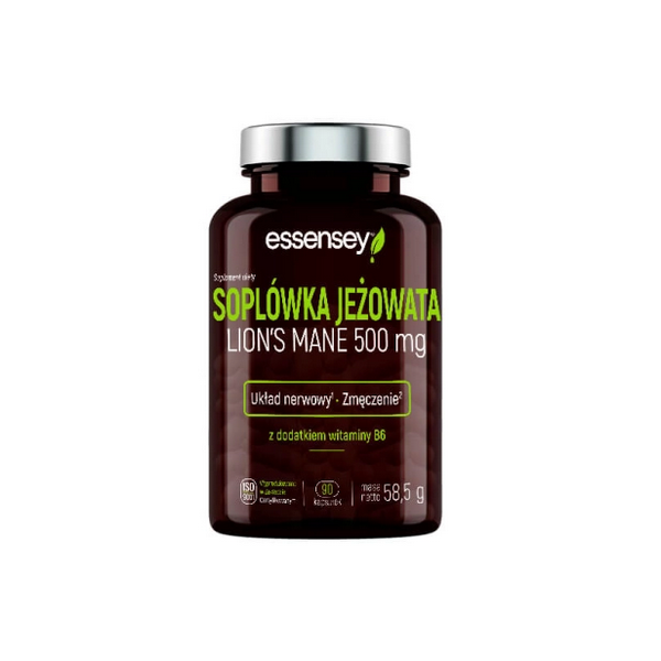 Essensey Soplówka Jeżowata Lion`s Mane 90kaps.