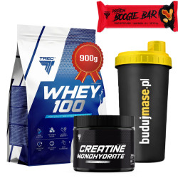 Zestaw Trec bestsellers plus: białko XL + kreatyna + gratisy!