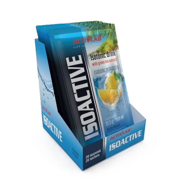 IsoActive 20x31.5g - napój izotoniczny w saszetkach (zestaw)