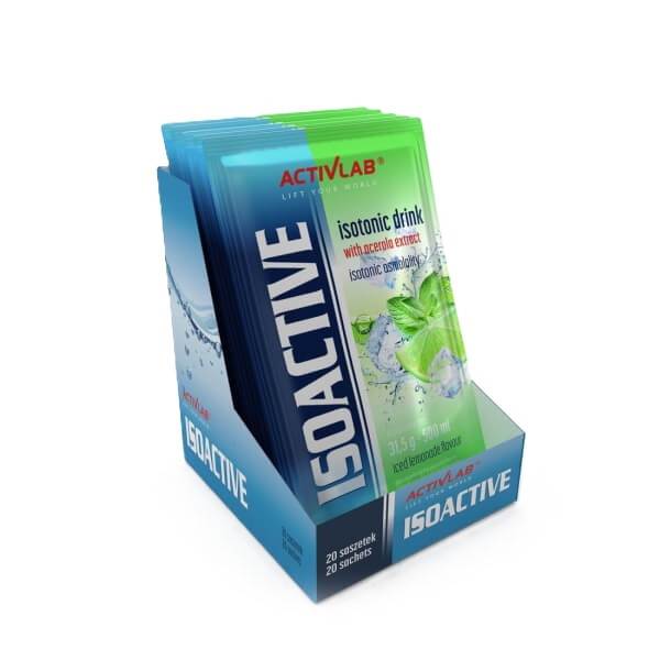IsoActive 20x31.5g - napój izotoniczny w saszetkach (zestaw)
