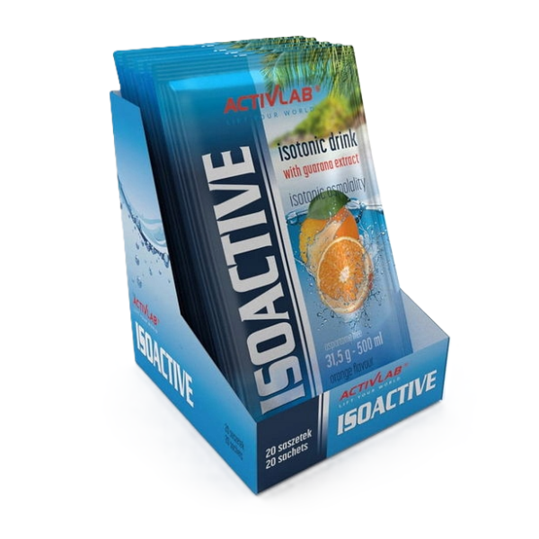 IsoActive 20x31.5g - napój izotoniczny w saszetkach (zestaw)