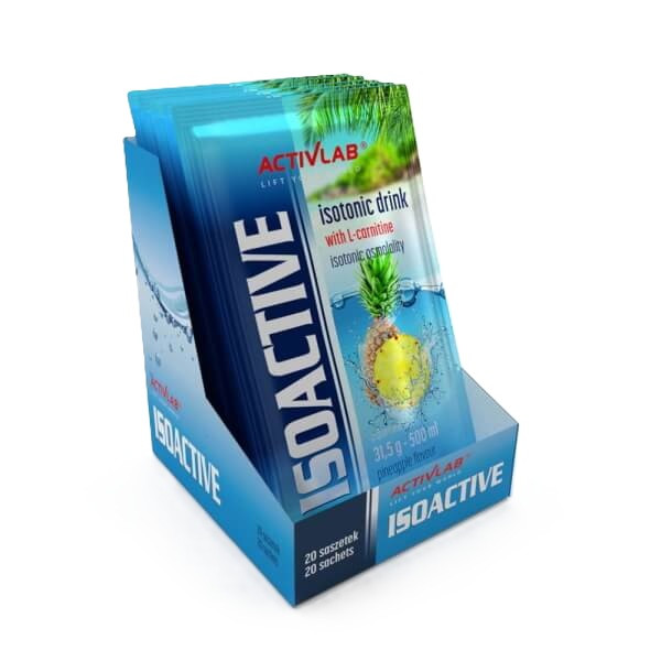 IsoActive 10x31.5g - napój izotoniczny w saszetkach (zestaw)