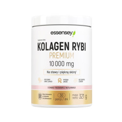Kolagen Rybi Premium [truskawka z nutą wanilii] 10000mg 321g