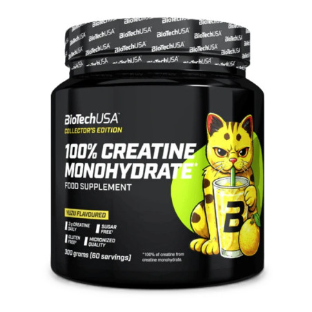 100% Creatine Monohydrate monohydrat kreatyny w proszku 300g yuzu