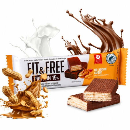 Fit&Free Protein Bar - baton proteinowy bez dodatku cukru 40g