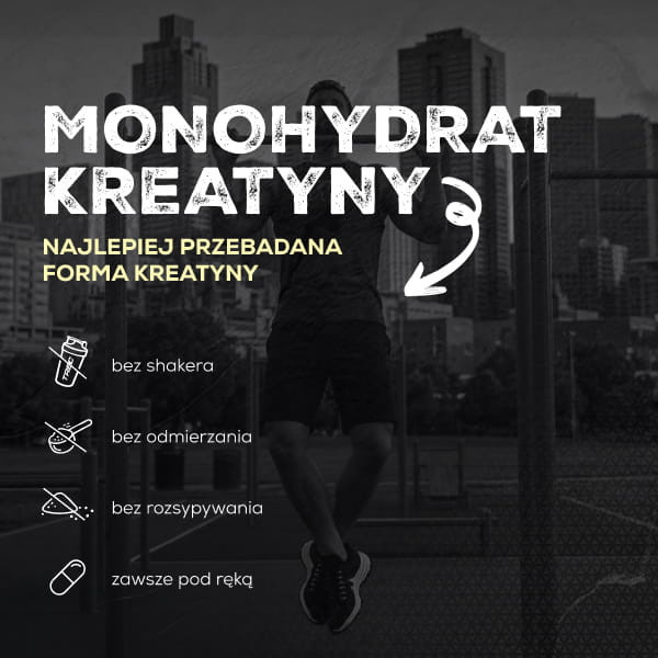 Creatine 3000 - monohydrat kreatyny w kapsułkach 360 kaps.
