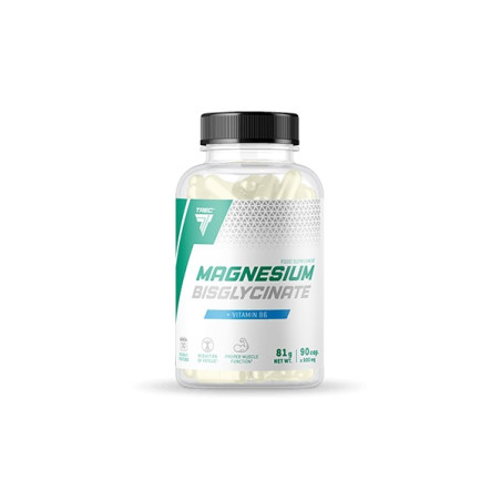Magnesium Bisglycinate - diglicynian magnezu z witaminą B6 90 kaps.