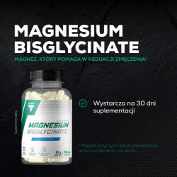 Magnesium Bisglycinate - diglicynian magnezu z witaminą B6 90 kaps.