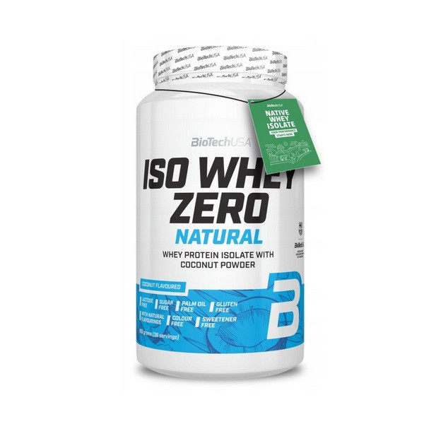 BioTech USA Iso Whey Zero Lactose Free - izolat białka serwatkowego WPI bez laktozy 908 g