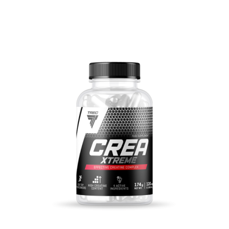 Crea Xtreme - trzy formy kreatyny w kapsułkach - 120kaps.