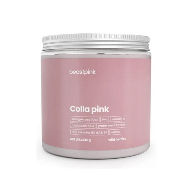 Colla Pink Beast Pink - kolagen w proszku - 240g - Malina