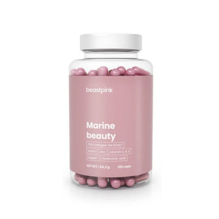 Marine Beauty Beast Pink - kolagen morski w kapsułkach - 120kaps.