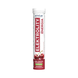 Elektrolity Energia - elektrolity z kofeiną i witaminą C - 20 tabl.