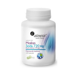 Maślan Sodu 720mg - mikrootoczkowany maślan sodu - 100kaps.