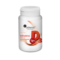 Witamina D3 Forte 4000IU - witamina D3 4000 IU - 120kaps.