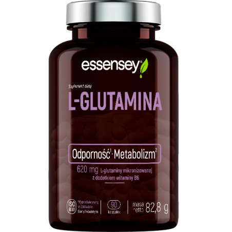 L-Glutamina - 90 kaps.