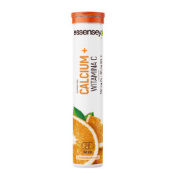 Calcium + Witamina C - wapń - 20 tabl.