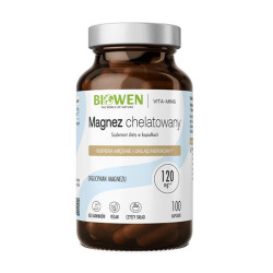 Magnez Chelatowany – diglicynian magnezu – 100 kaps.