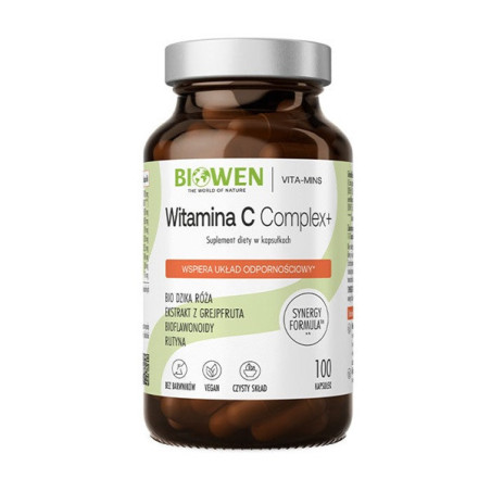 Witamina C Complex+ – witamina C z bioflawonoidami – 100 kaps.