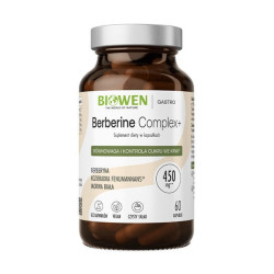 Berberine Complex+ – berberyna HCl z kozieradką i morwą białą – 60 kaps.