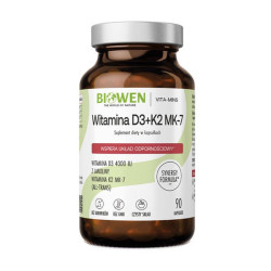 Witamina D3+K2 – 4000 IU D3 + K2 MK-7 – 90 kaps.