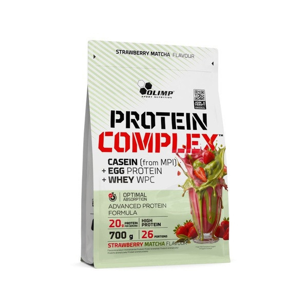 Protein Complex – kompleks białkowy – 700 g - Truskawkowa matcha