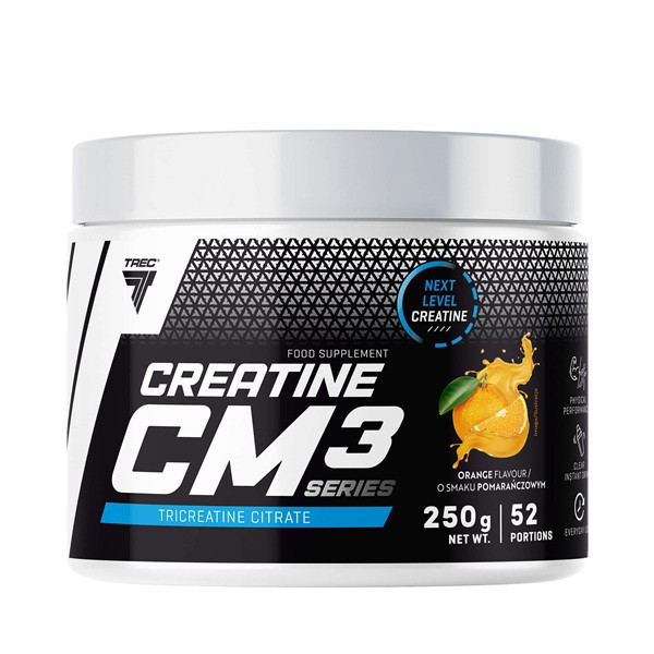 Creatine CM3 Series TriCreatine Citrate 250g - Pomarańcz